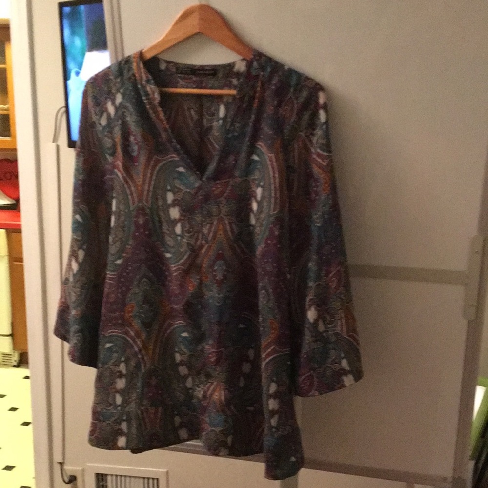 Zara Paisley Blouse